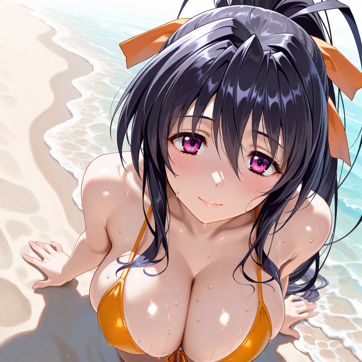 Himejima akeno --pixiv插画-作品交流服务