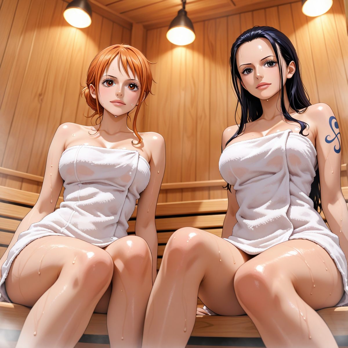 Nami & nico Robin - ロビナミ-pixiv插画-作品交流服务