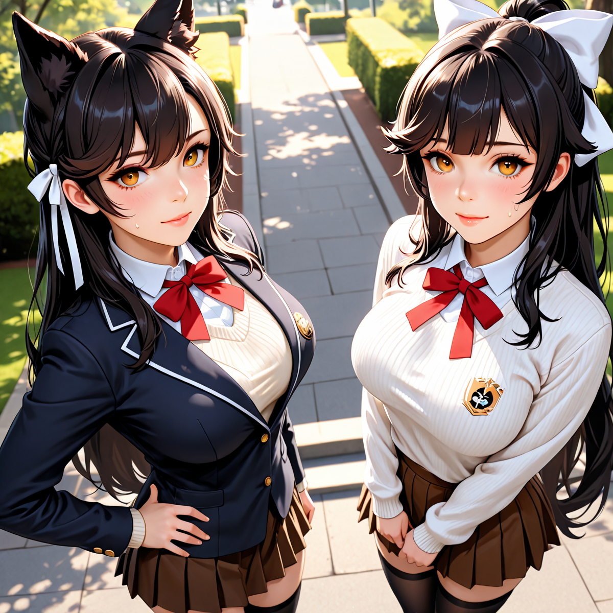 Takao and Atago - アズレン 高雄・愛宕!-pixiv插画-作品交流服务