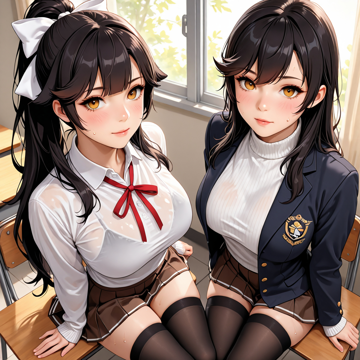 Takao and Atago - アズレン 高雄・愛宕!-pixiv插画-作品交流服务