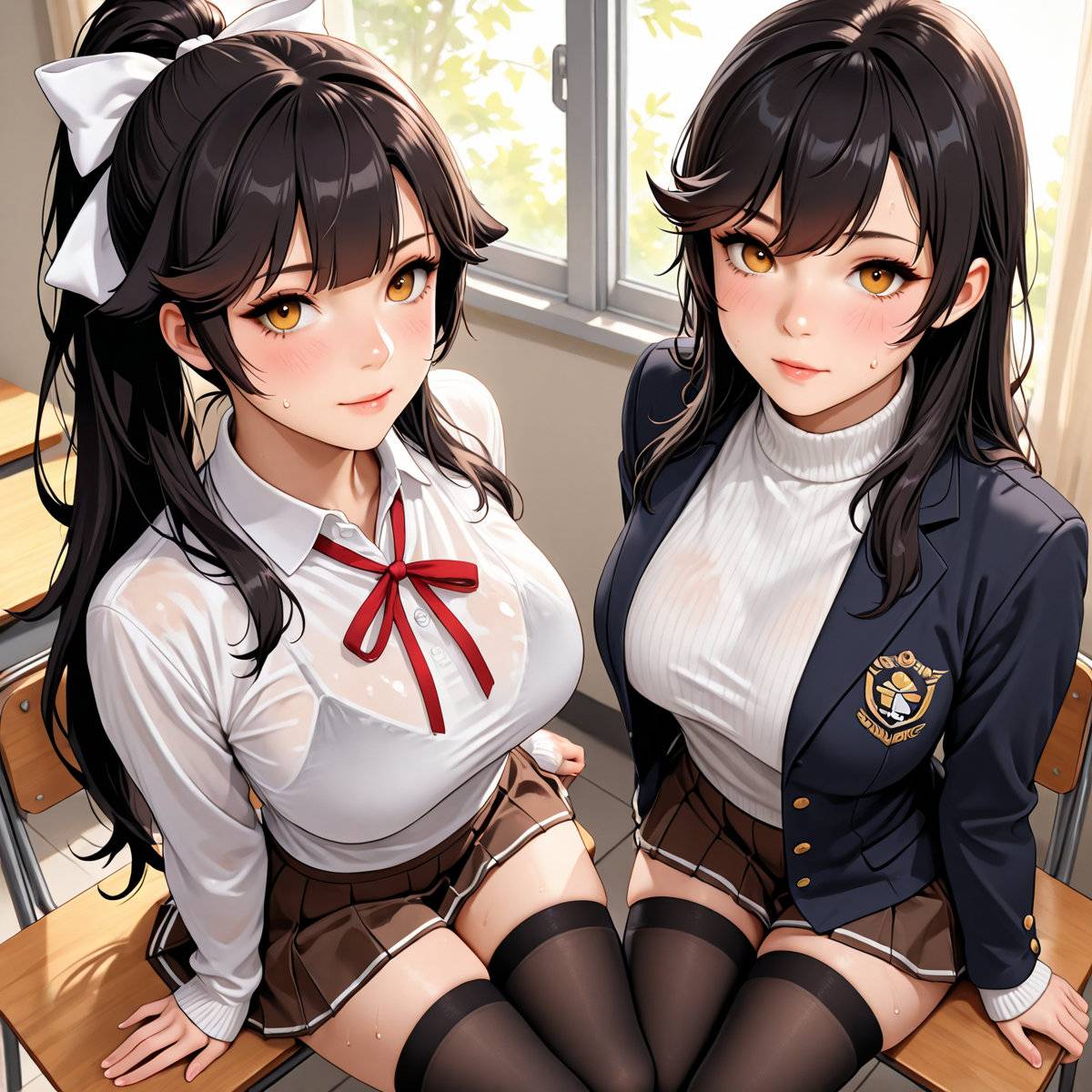 Takao and Atago - アズレン 高雄・愛宕!-pixiv插画-作品交流服务