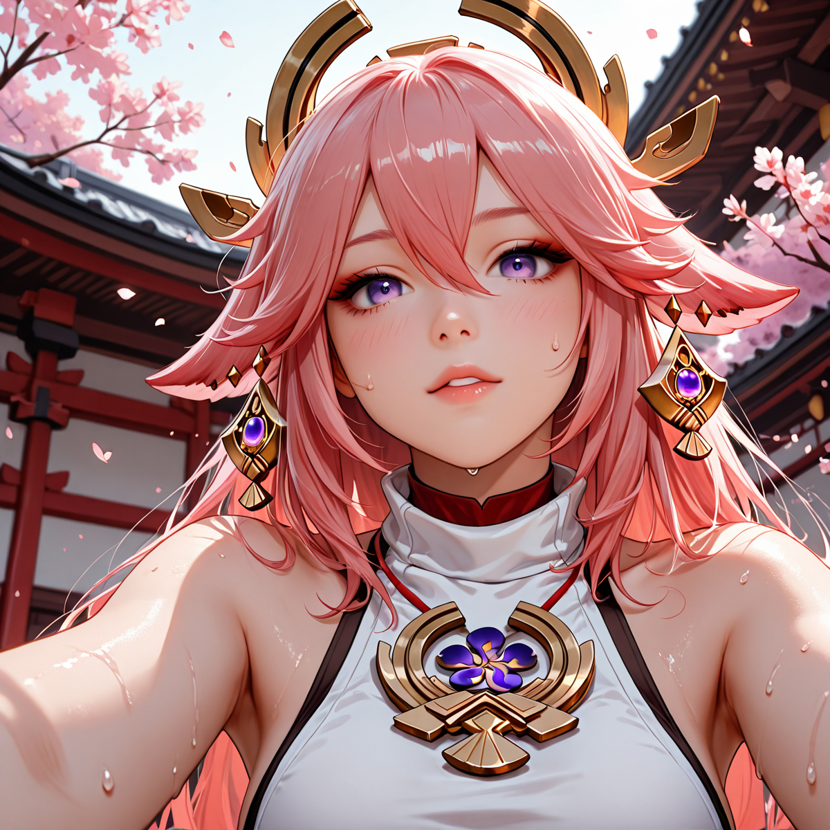 Yae Miko - 八重神子-pixiv插画-作品交流服务