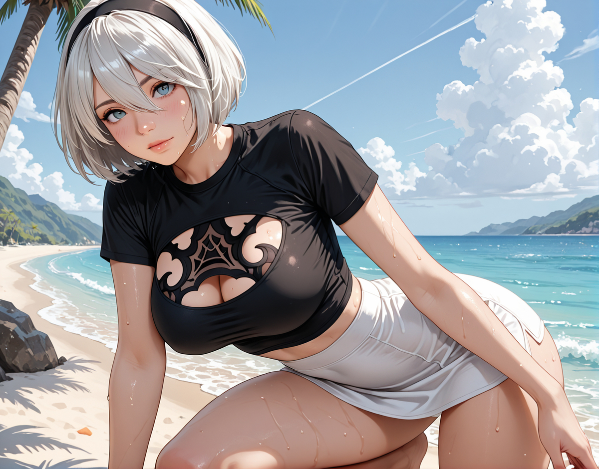 2b - シャドバ　ドライツェーン2Bコス-pixiv插画-作品交流服务