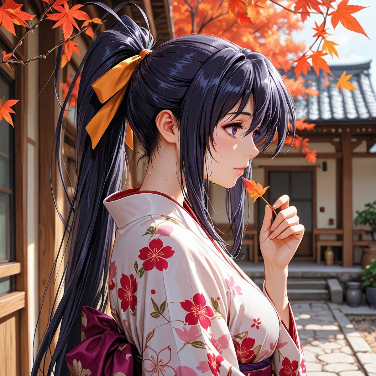 Himejima akeno - 姫島朱乃 (500 pic)-pixiv插画-作品交流服务