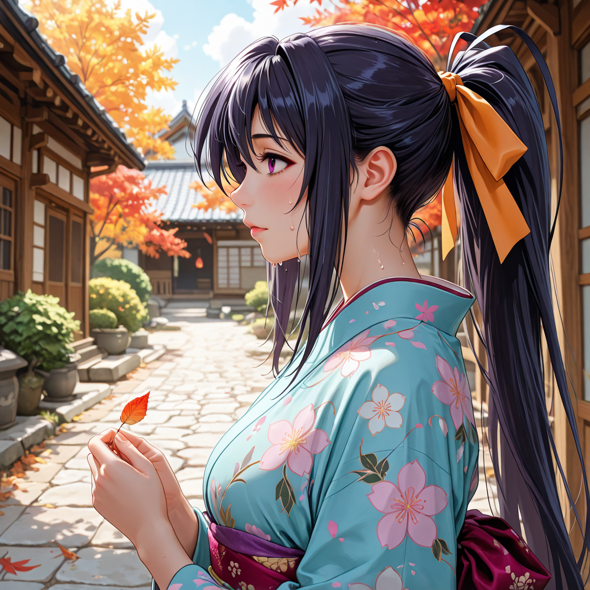 Himejima akeno - 姫島朱乃 (500 pic)-pixiv插画-作品交流服务