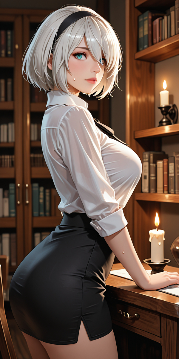 图片[18]-2b full 2400 pic ++-pixiv插画-作品交流服务