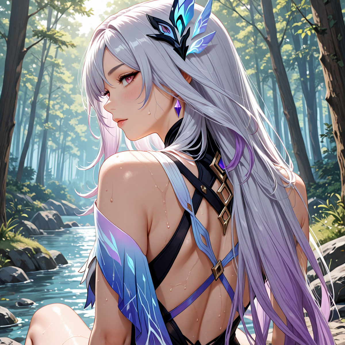 Skirk (Genshin Impact) スカーク(原神)-pixiv插画-作品交流服务