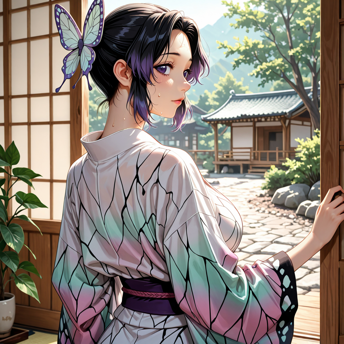 kochou shinobu - 胡蝶しのぶ-pixiv插画-作品交流服务