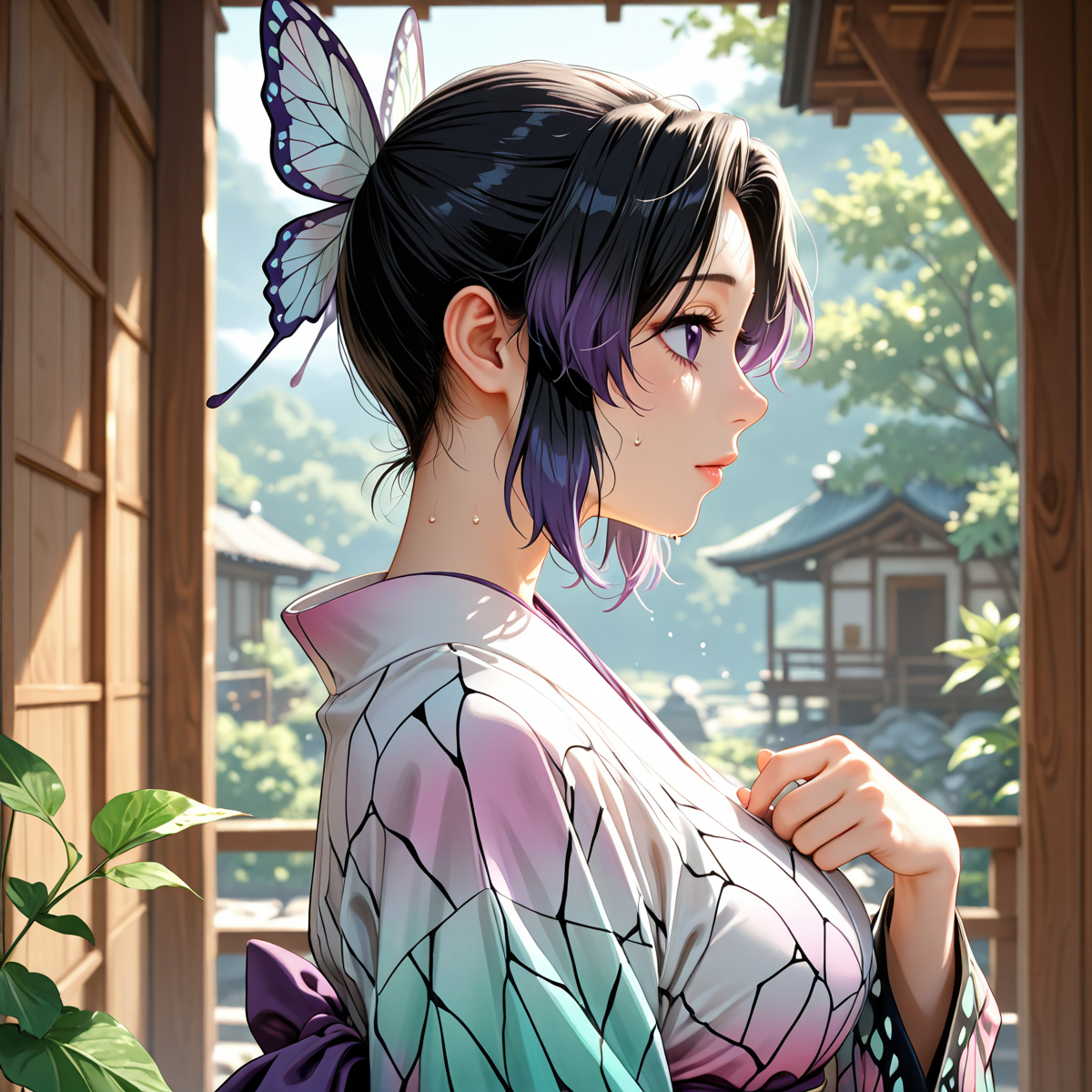 kochou shinobu - 胡蝶しのぶ-pixiv插画-作品交流服务