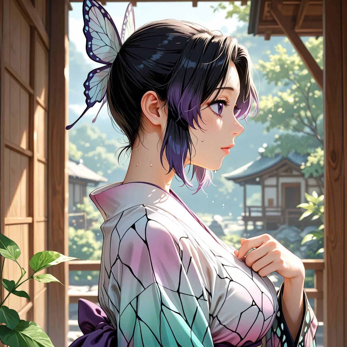 kochou shinobu - 胡蝶しのぶ-pixiv插画-作品交流服务