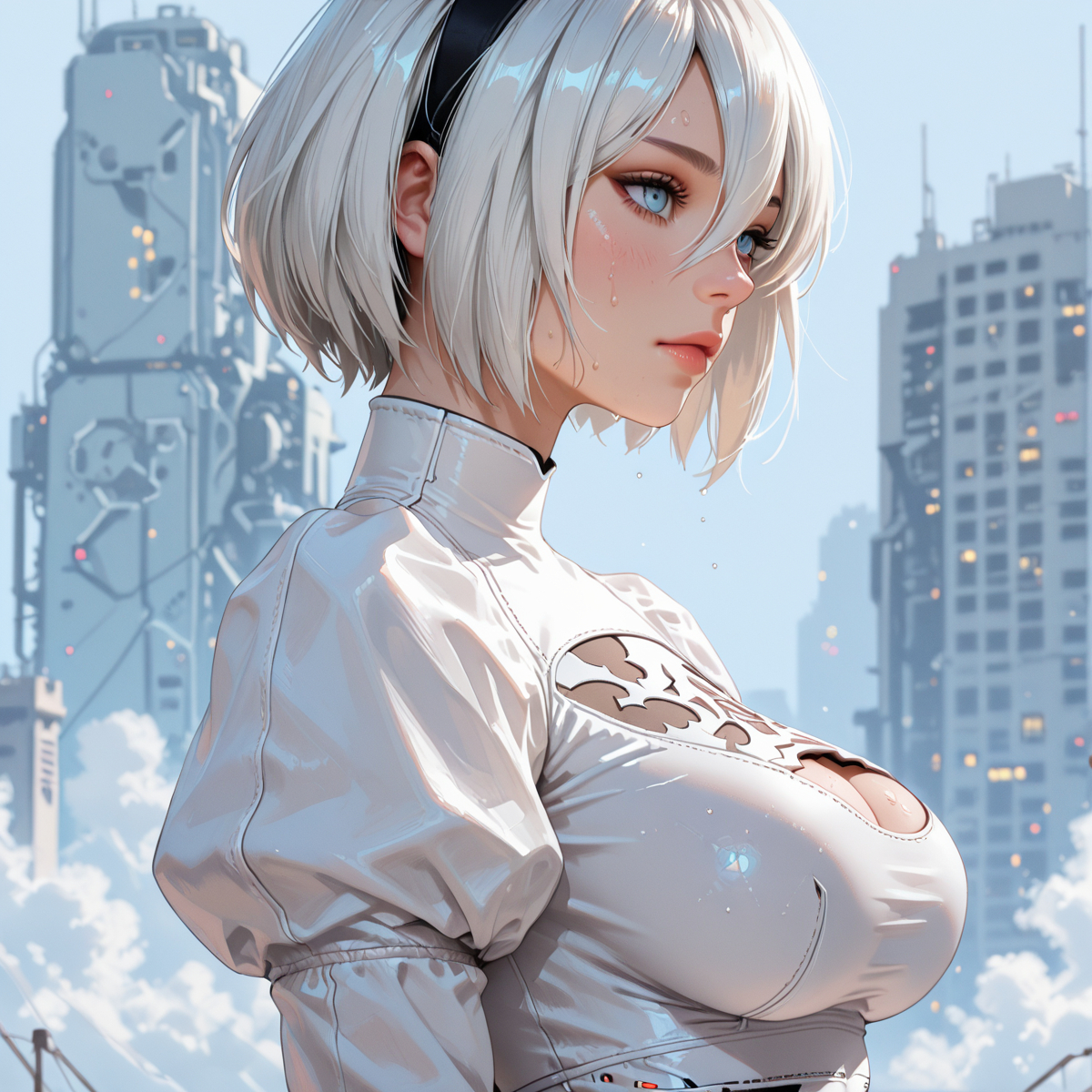 2b - 3100 pic-pixiv插画-作品交流服务