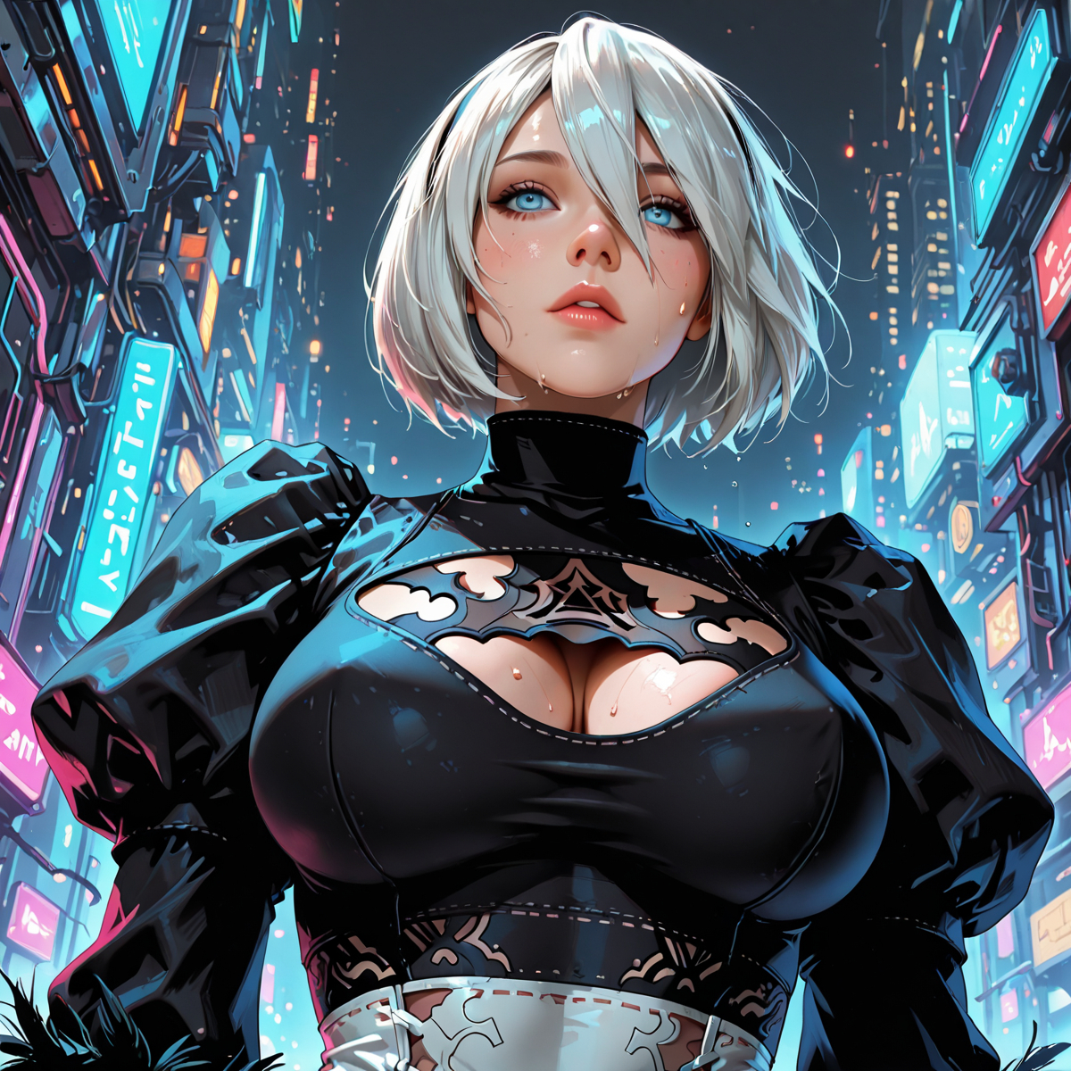 2b - 3100 pic-pixiv插画-作品交流服务