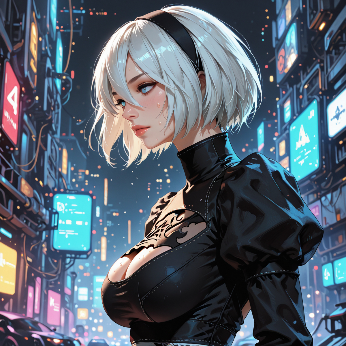 2b - 3100 pic-pixiv插画-作品交流服务
