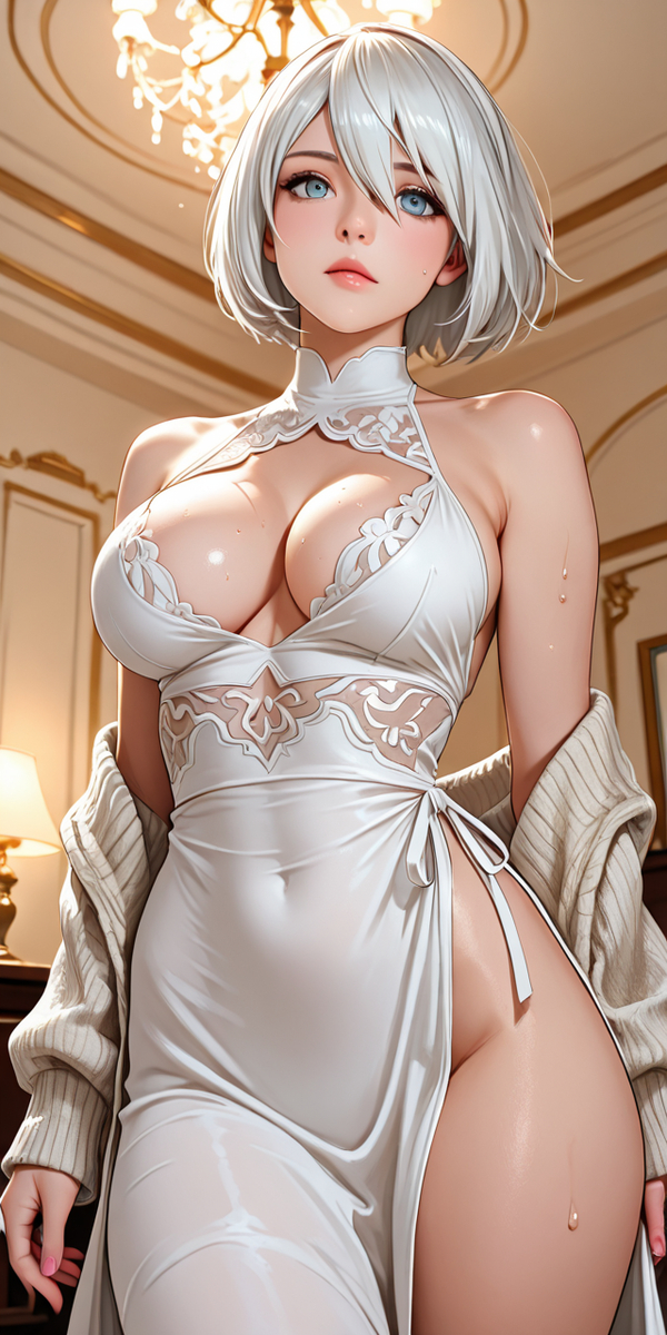 2b - ニーアオートマタ+-pixiv插画-作品交流服务