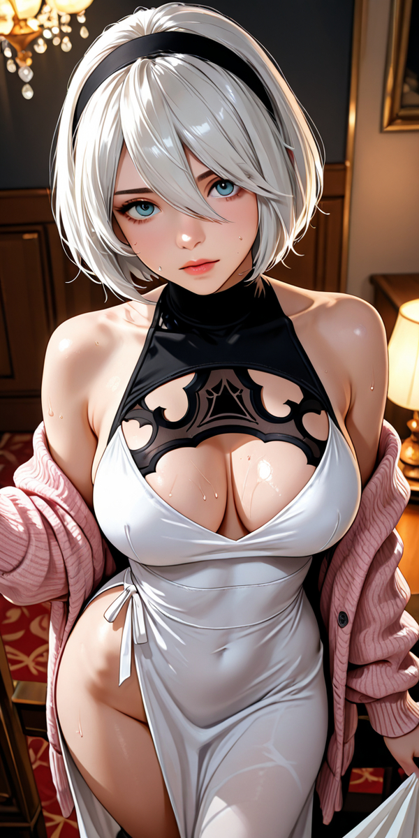2b - ニーアオートマタ+-pixiv插画-作品交流服务