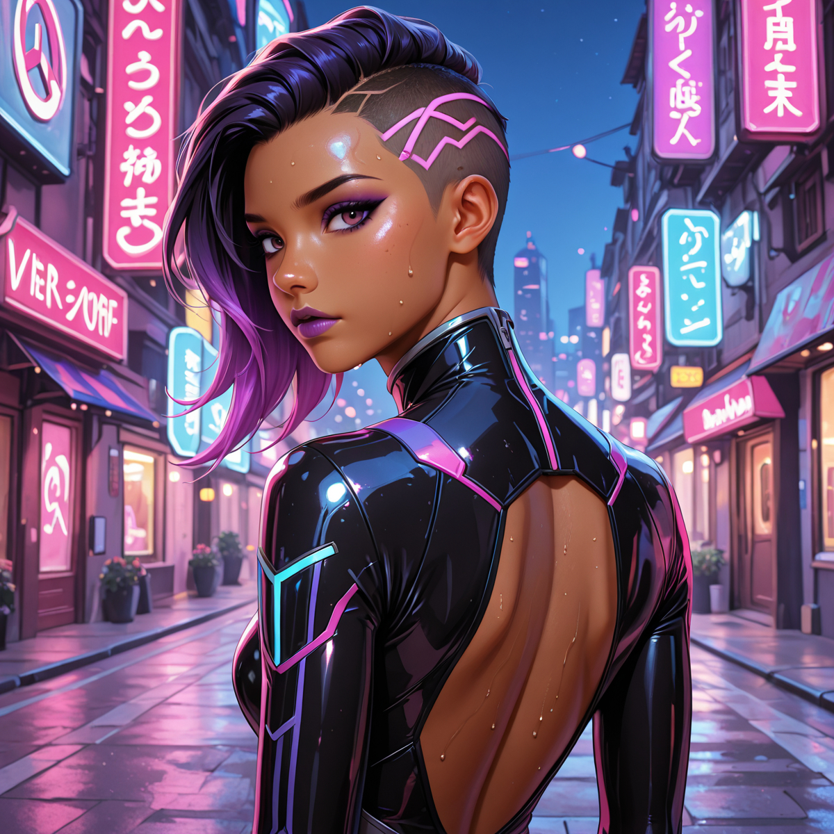 sombra - ソンブラ - overwatch-守望先锋-pixiv插画-作品交流服务