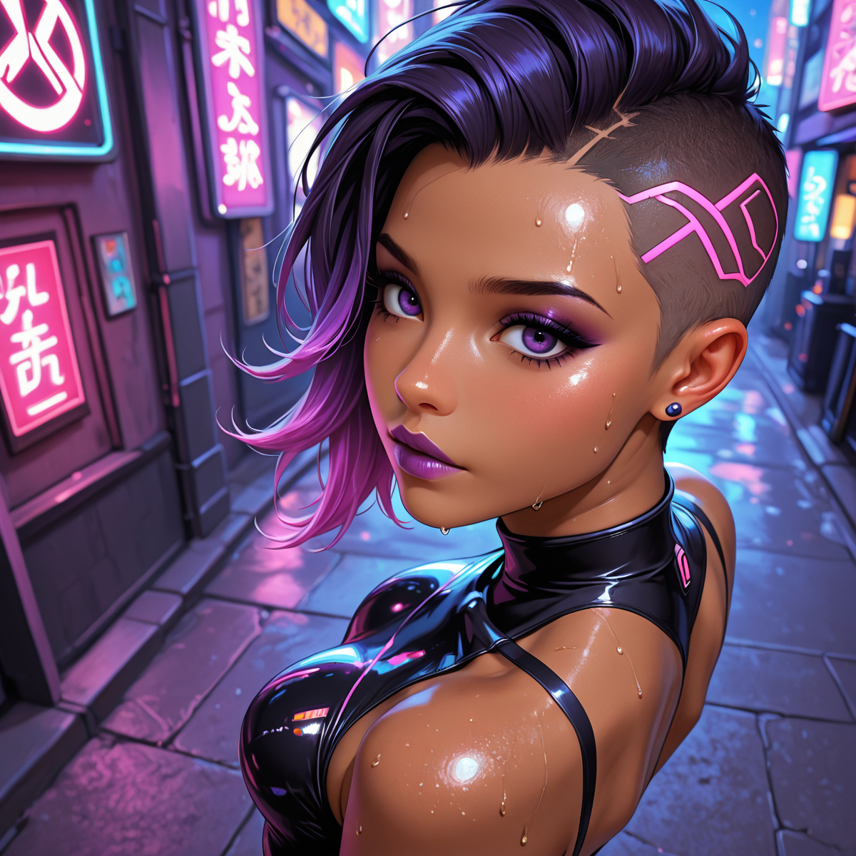 sombra - ソンブラ - overwatch-守望先锋-pixiv插画-作品交流服务