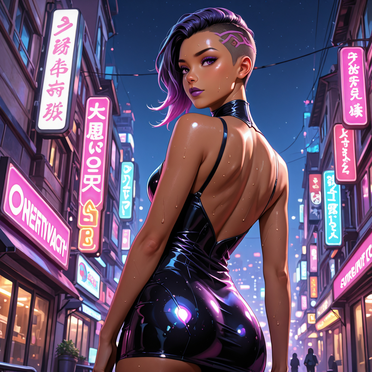 sombra - ソンブラ - overwatch-守望先锋-pixiv插画-作品交流服务