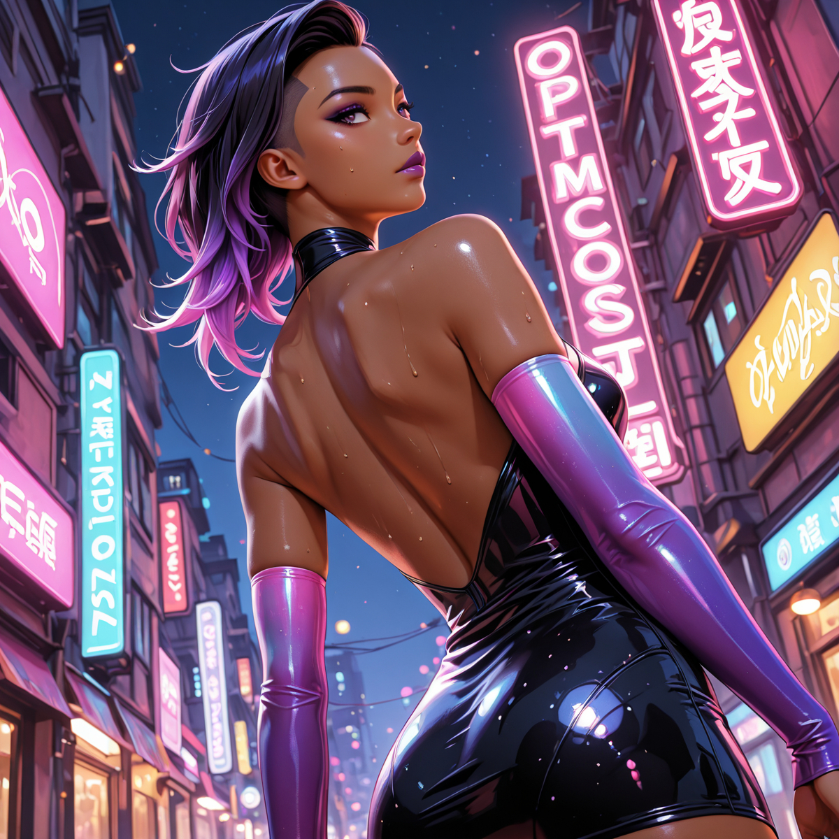 sombra - ソンブラ - overwatch-守望先锋-pixiv插画-作品交流服务