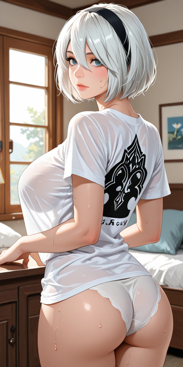 2b  NieR:Automata 4500 p-pixiv插画-作品交流服务