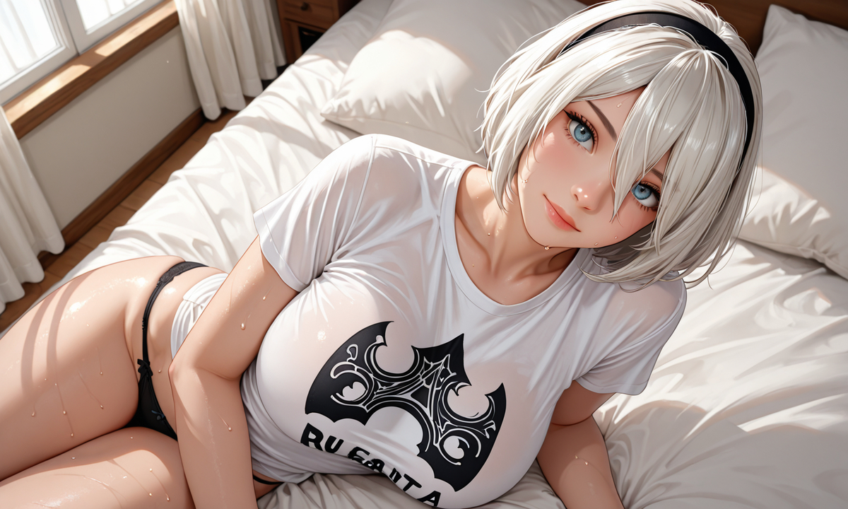 2b  NieR:Automata 4500 p-pixiv插画-作品交流服务