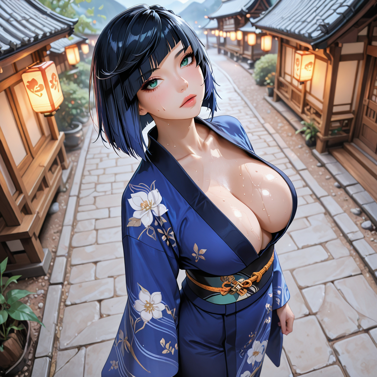 yelan - 夜兰  full 861 pic-pixiv插画-作品交流服务