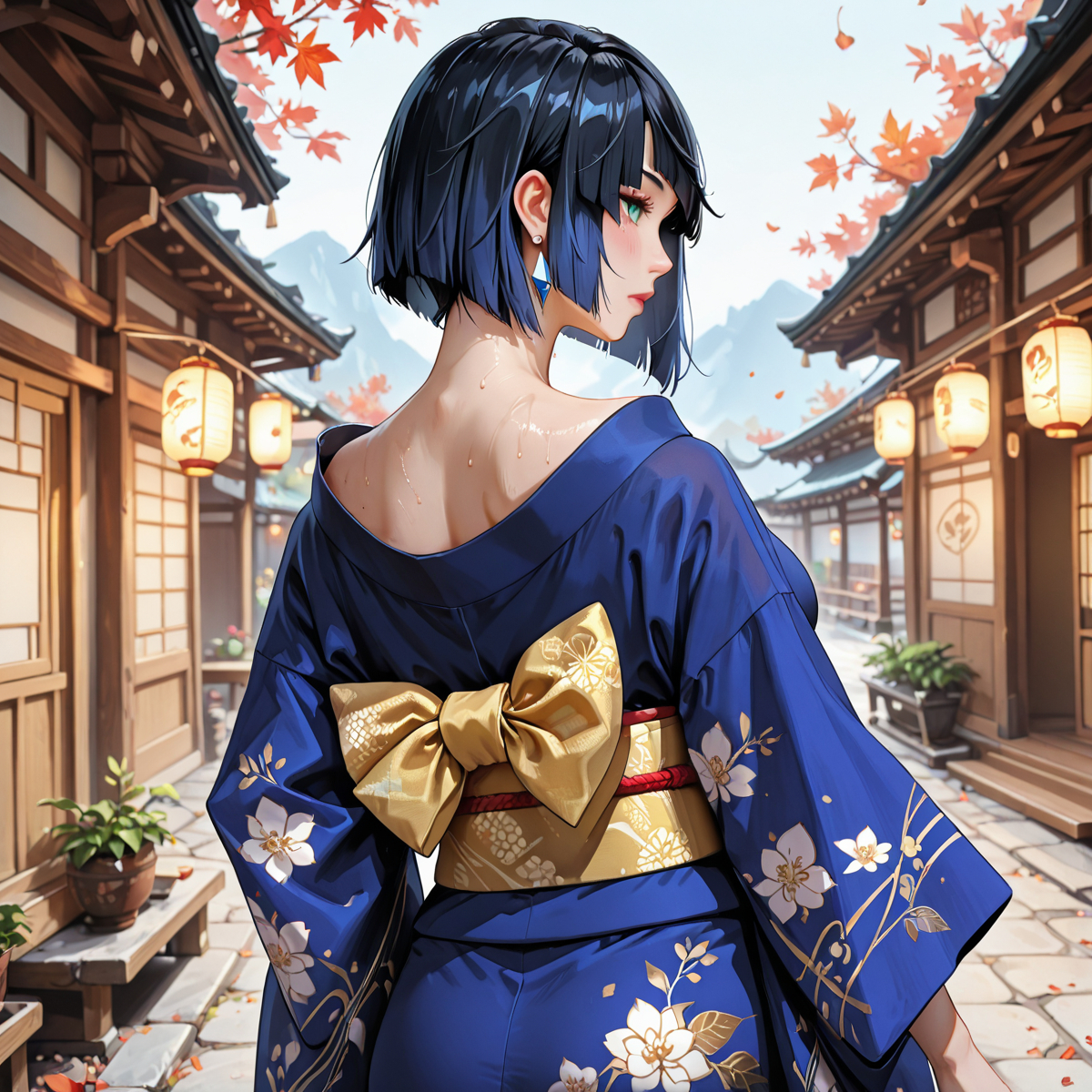 yelan - 夜兰  full 861 pic-pixiv插画-作品交流服务