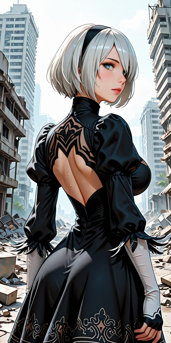 2b NieR:Automata-pixiv插画-作品交流服务