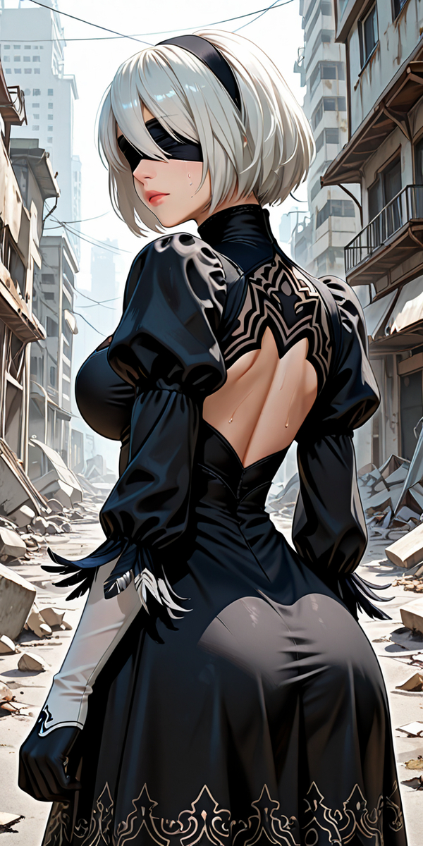 图片[6]-2b NieR:Automata-pixiv插画-作品交流服务