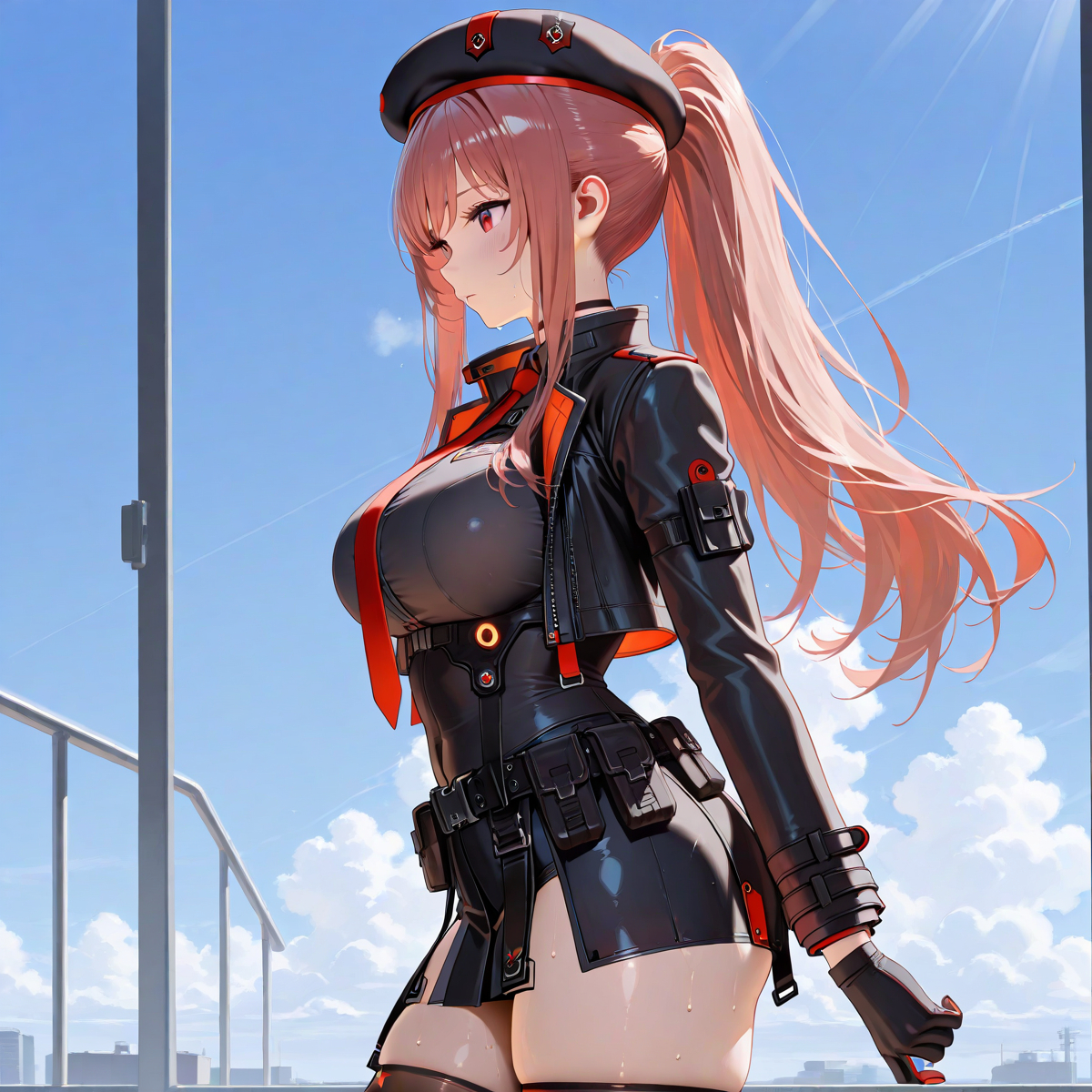 Rapi Red Hood - 勝利の女神:NIKKE-pixiv插画-作品交流服务