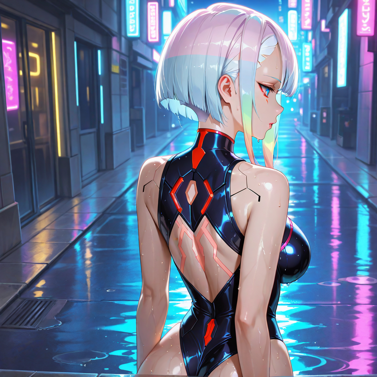 lucy (cyberpunk) - ルーシー(エッジランナーズ-pixiv插画-作品交流服务