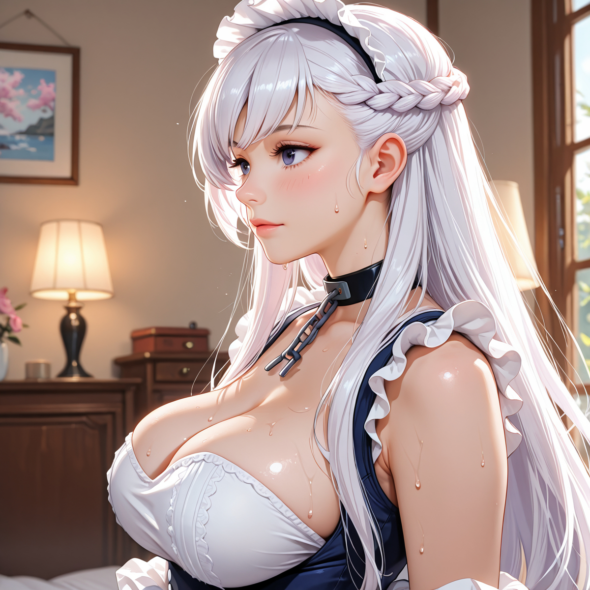belfast - ベルファスト(アズールレーン)-pixiv插画-作品交流服务