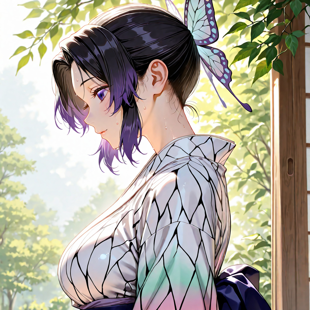 kochou shinobu - 胡蝶しのぶ-pixiv插画-作品交流服务