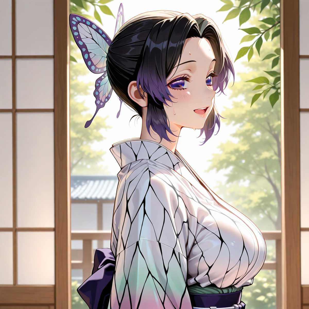 kochou shinobu - 胡蝶しのぶ-pixiv插画-作品交流服务