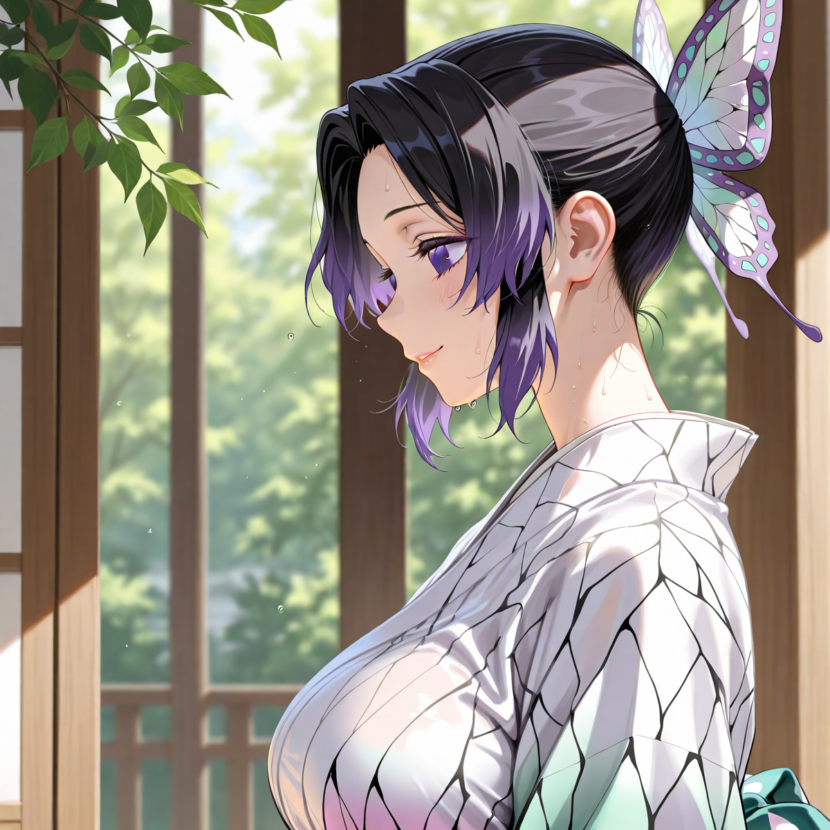 kochou shinobu - 胡蝶しのぶ-pixiv插画-作品交流服务