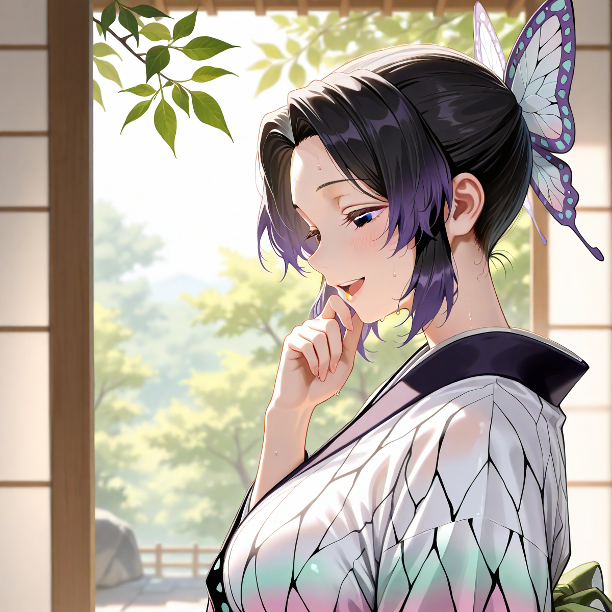 kochou shinobu - 胡蝶しのぶ-pixiv插画-作品交流服务