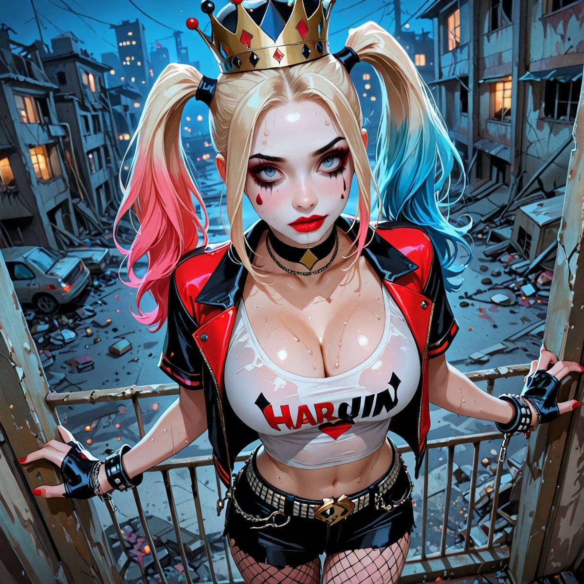 Harley Quinn - ハーレイ・クイン-pixiv插画-作品交流服务