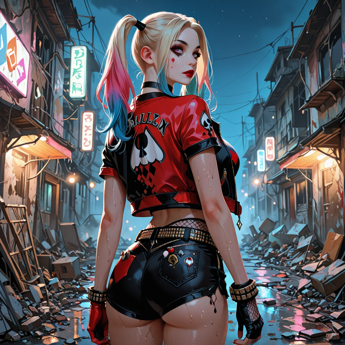 Harley Quinn - ハーレイ・クイン-pixiv插画-作品交流服务