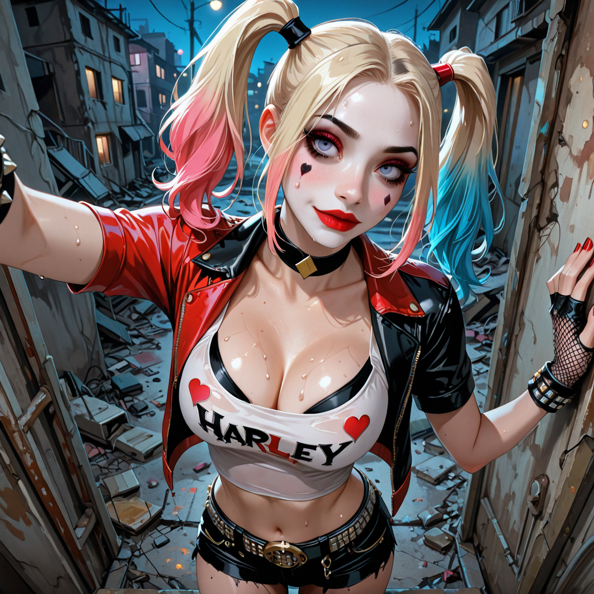 Harley Quinn - ハーレイ・クイン-pixiv插画-作品交流服务