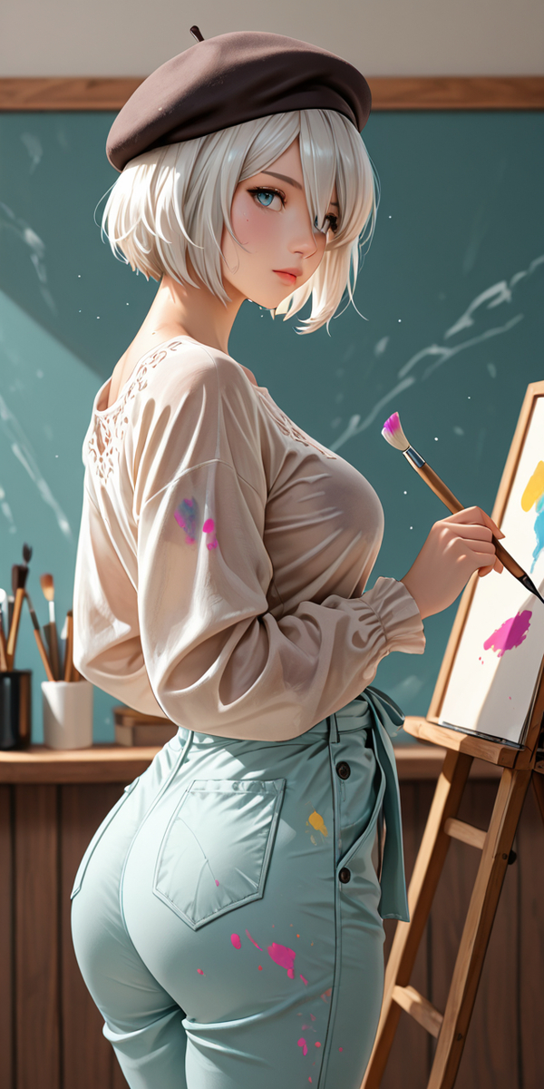 2b ニーアオートマタ-pixiv插画-作品交流服务