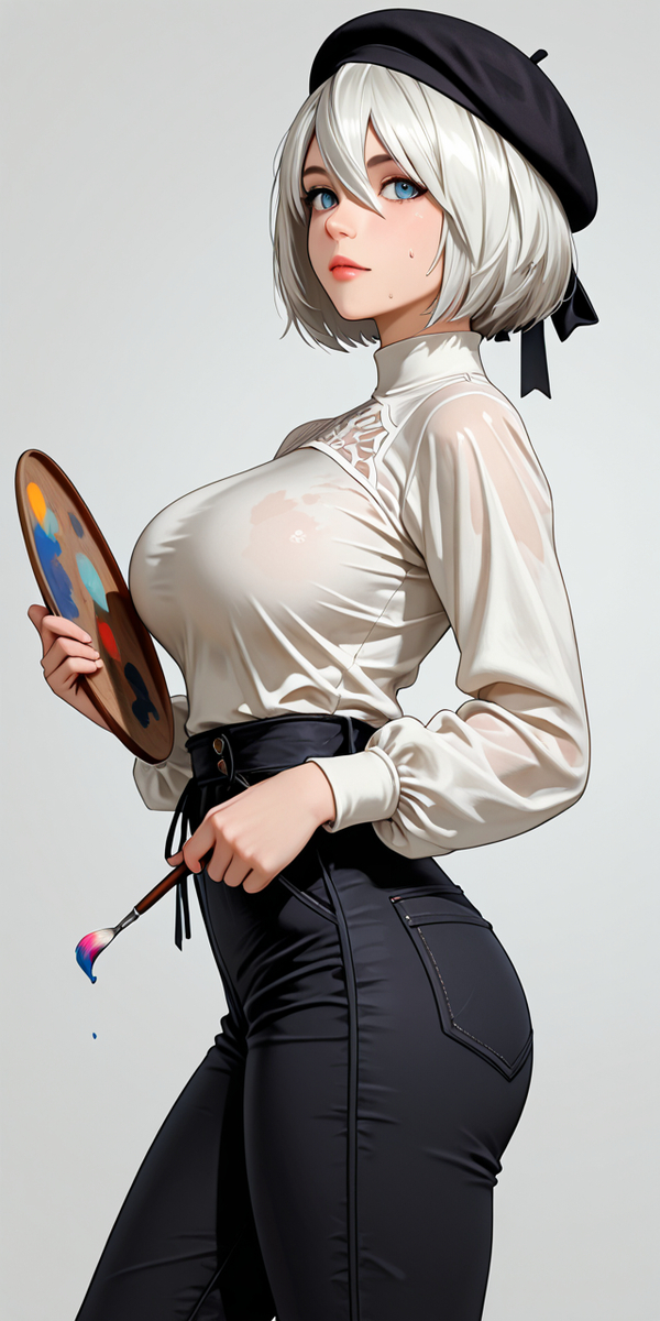 2b ニーアオートマタ-pixiv插画-作品交流服务