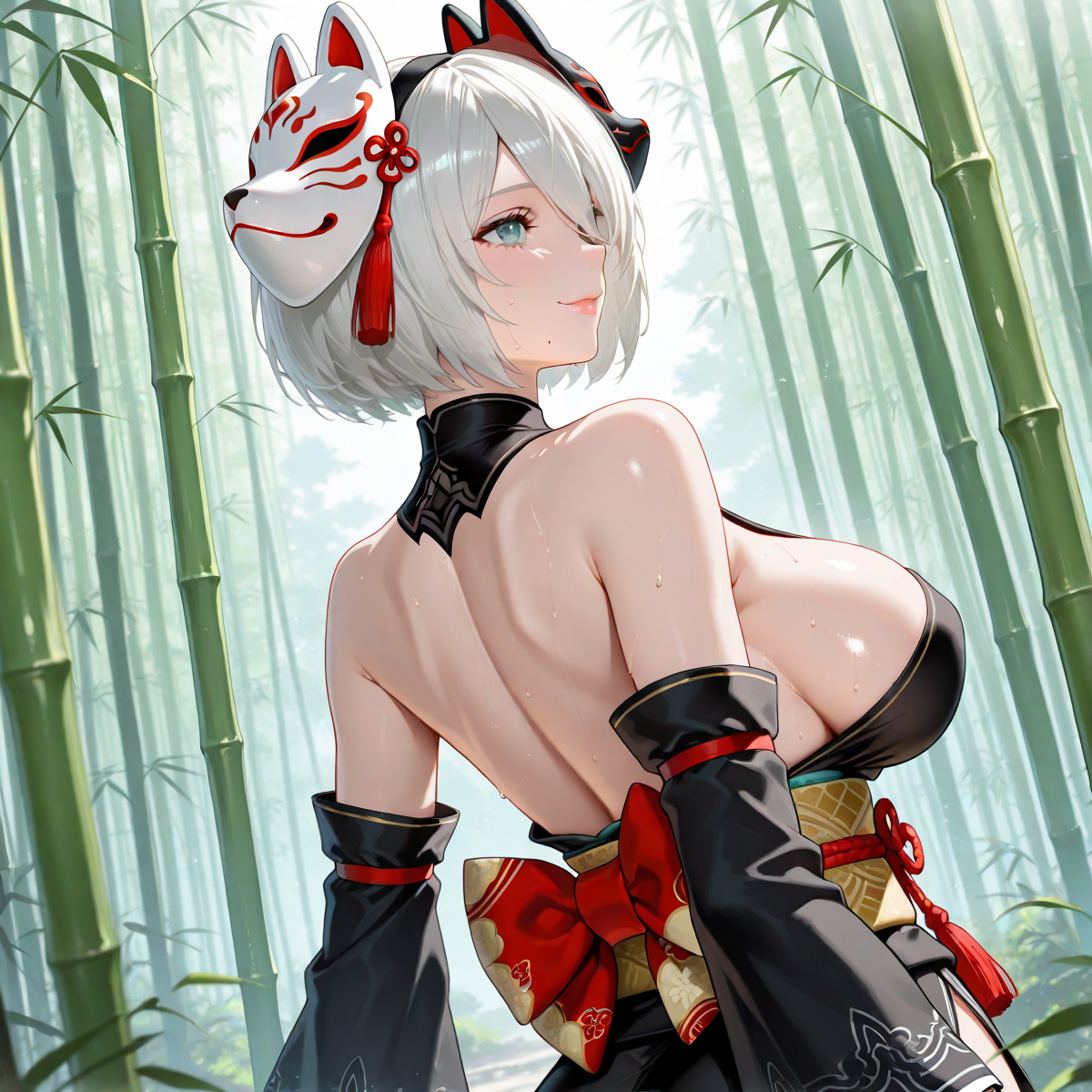 图片[5]-2b (bamboo forest) 7200 pic-pixiv插画-作品交流服务