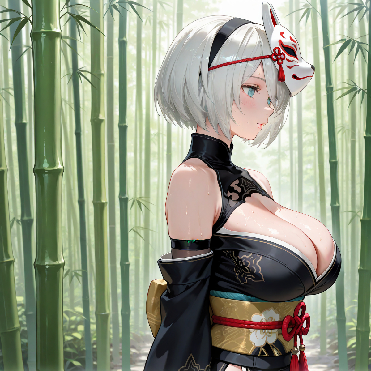 图片[7]-2b (bamboo forest) 7200 pic-pixiv插画-作品交流服务