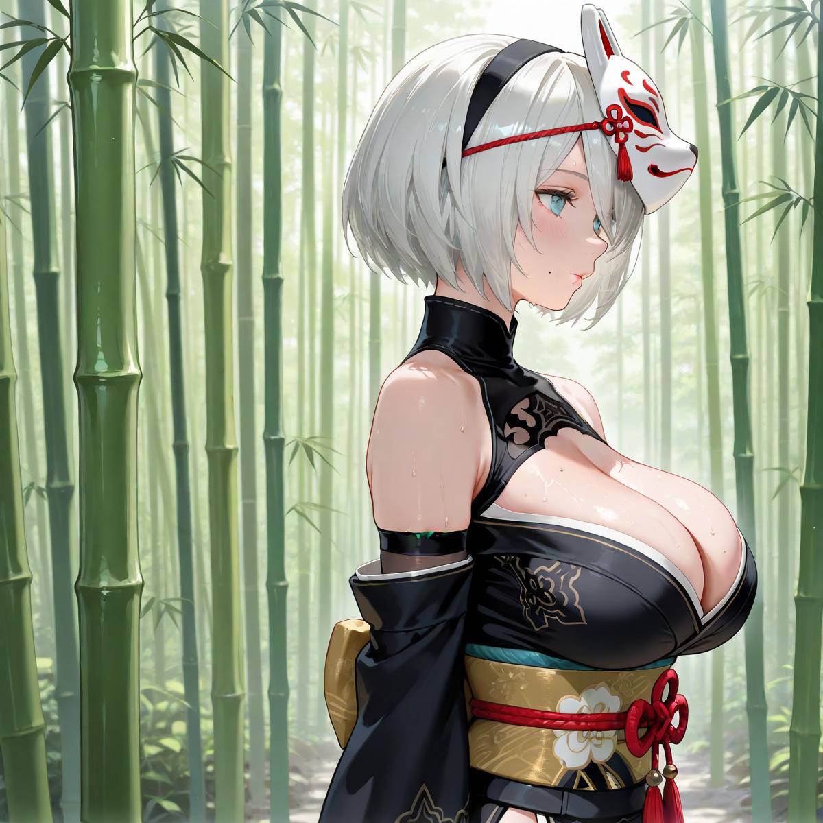 图片[7]-2b (bamboo forest) 7200 pic-pixiv插画-作品交流服务