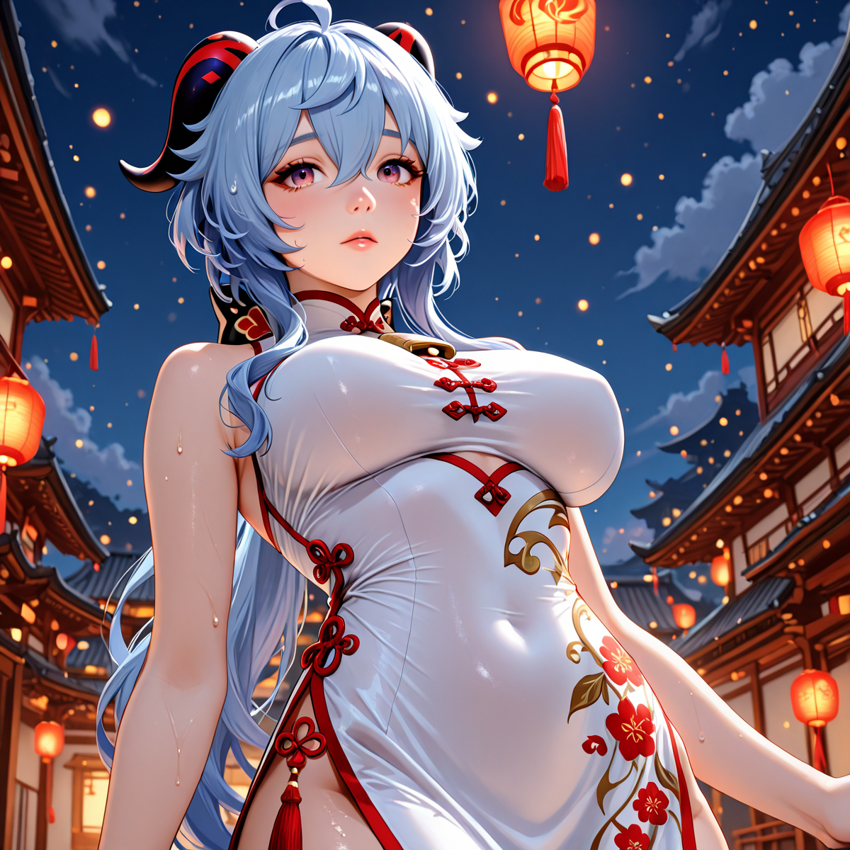 Ganyu 甘雨(原神)-pixiv插画-作品交流服务