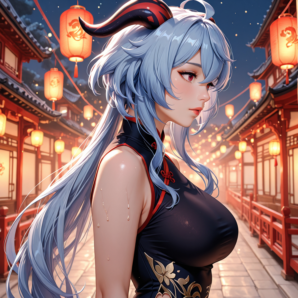 Ganyu 甘雨(原神)-pixiv插画-作品交流服务