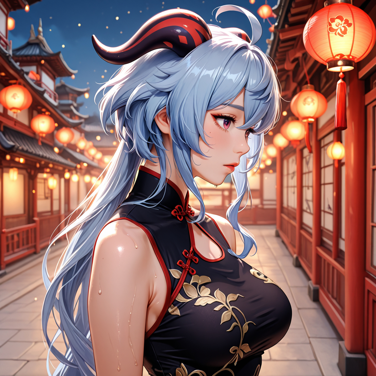 Ganyu 甘雨(原神)-pixiv插画-作品交流服务