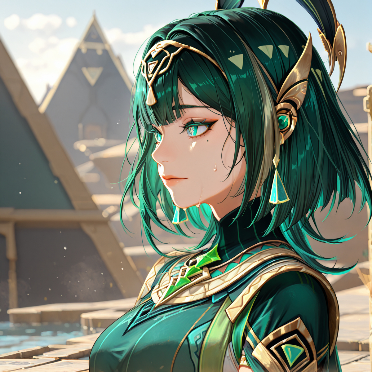 ネフェル(原神)-pixiv插画-作品交流服务