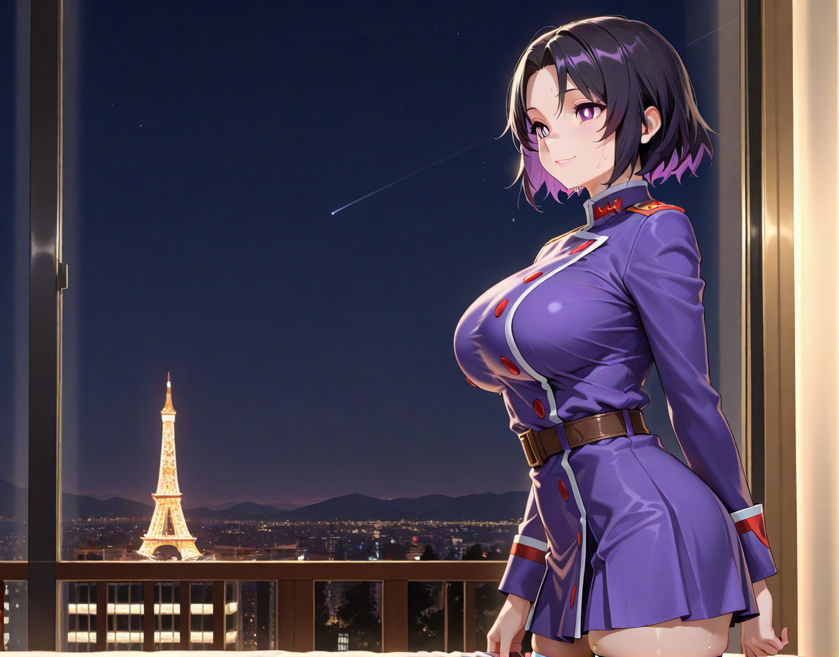 蝦夷夜雲女の子-pixiv插画-作品交流服务