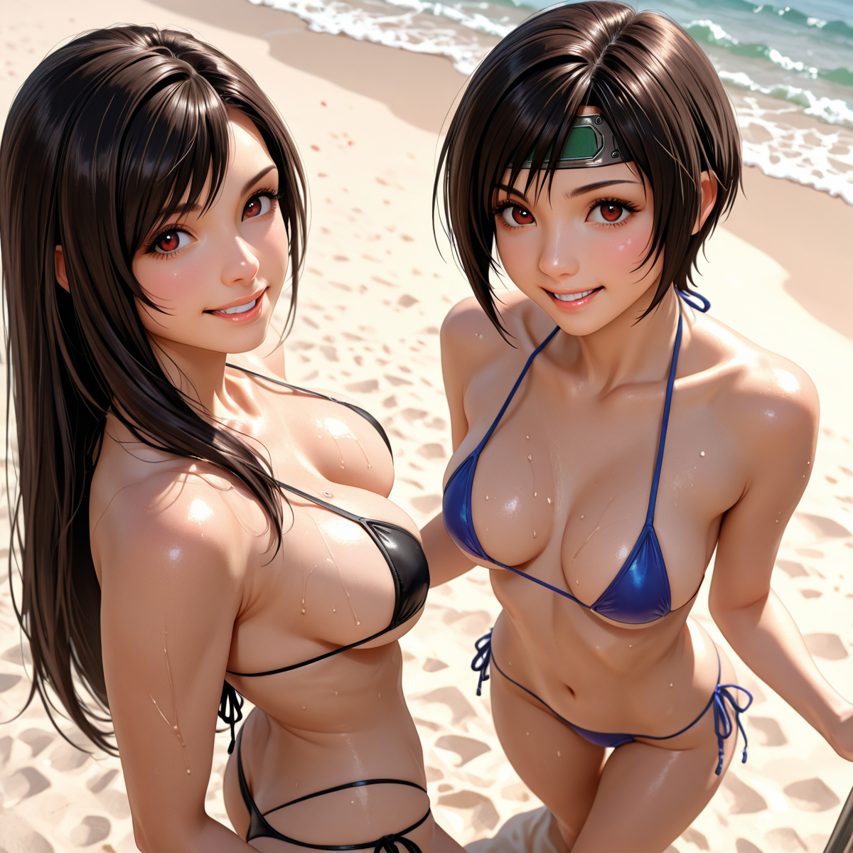 图片[5]-Yuffie Kisaragi and Tifa Lockhar-pixiv插画-作品交流服务